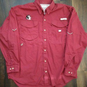 Columbia PFG Men’s Florida State Seminoles FSU Shirt Size Large